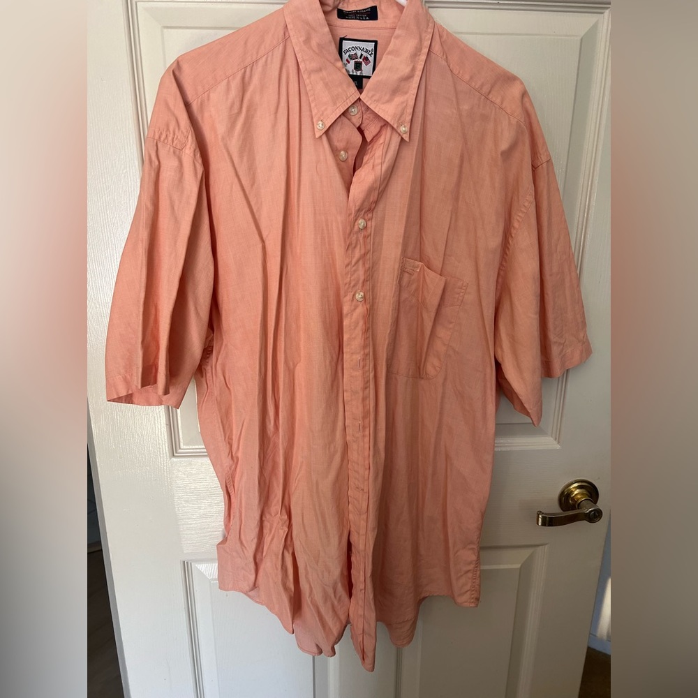 Faconnable Mens Button Up Shirt